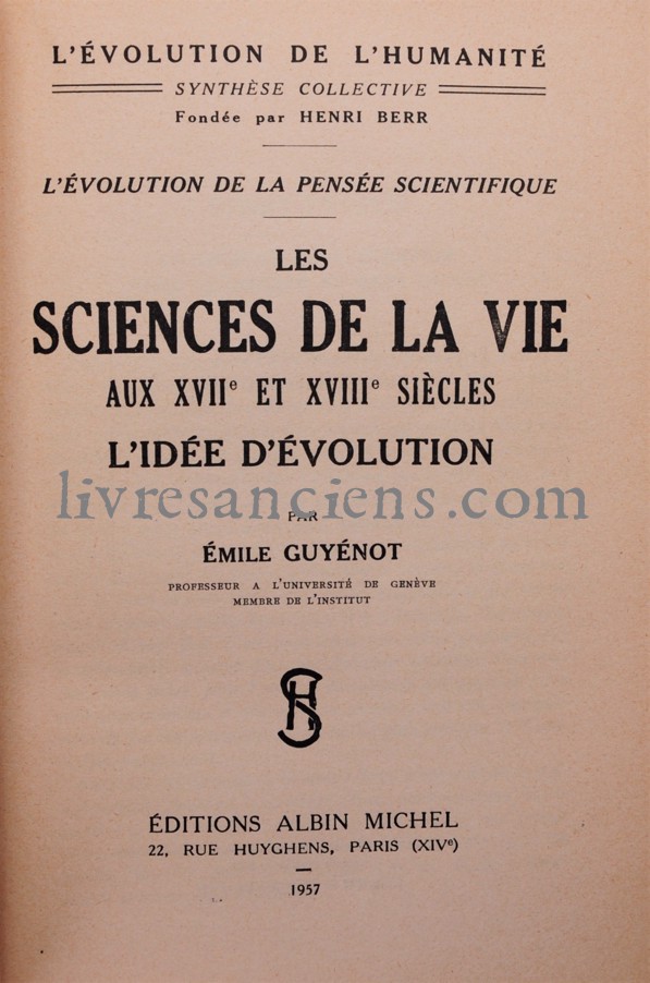 Photo GUYENOT, Emile.&nbsp;