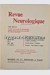 Photo REVUE NEUROLOGIQUE.&nbsp;